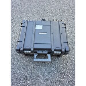 Husky Hard Protective Case No Foam Tool Box 18"x13"x6" Adjustable Inside Grids